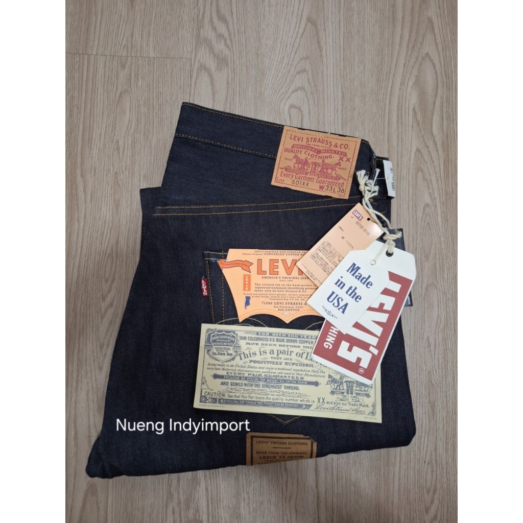 501xx bigE LVC1955made in usa (deadstock) 33x36