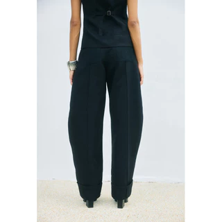 STUDIO UNKNOWN - Dean Balloon Linen Trousers กางเกงผ้าลินินทรงบอลลูน
