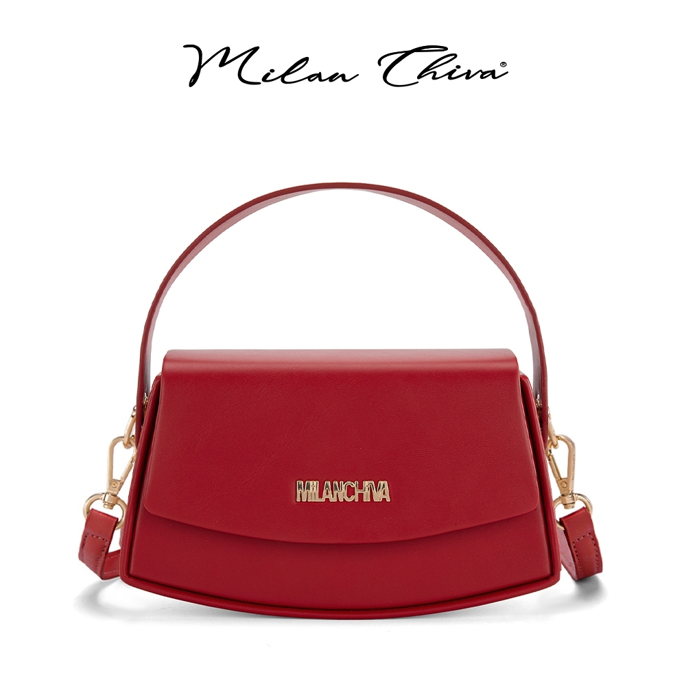 Milan Chiva กระเป๋าสะพายผู้หญิง ทรงเหลี่ยม Flap Bag มินิมอล หนัง PU แฟชั่นเกาหลี (MC-401)