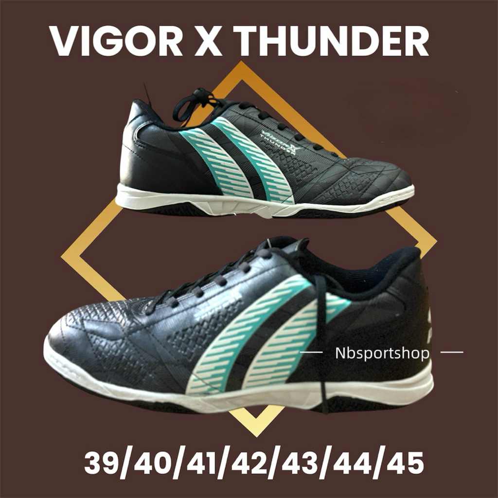 PAN รองเท้าฟุตซอล รุ่น VIGOR X THUNDER ELVALOY รองเท้าทำงาน/ใช้งาน ราคาเบาหวิว