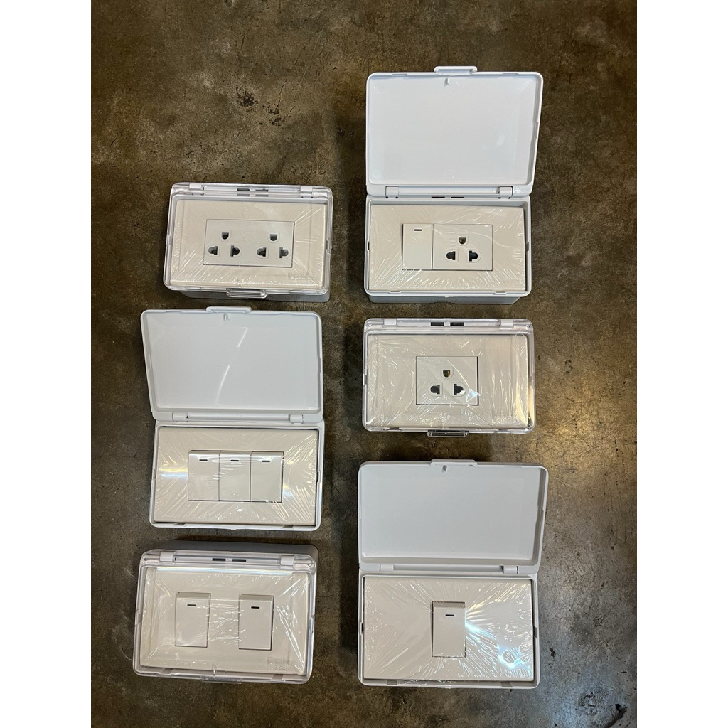 Changปลั๊กไฟและสวิตซ์ไฟจัดเซ็ทบ๊อกลอยกันน้ำกันฝนงานภายนอกอาคารยี่ห้อChang