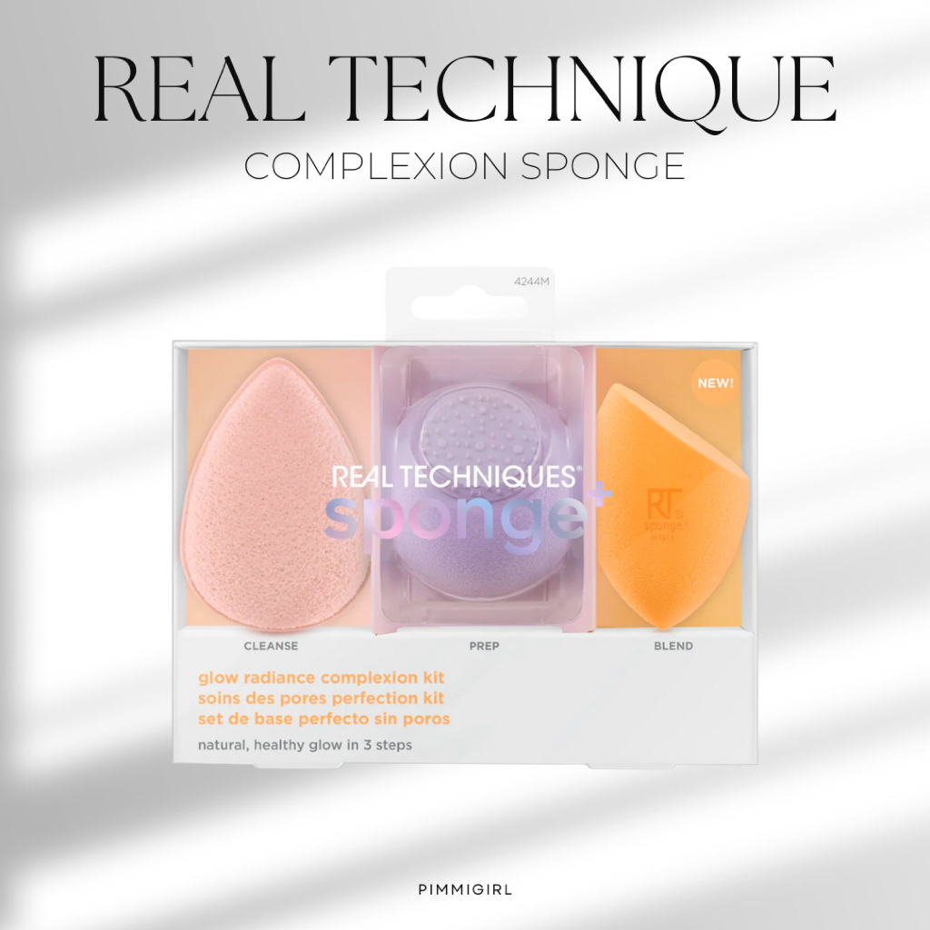 พร้อมส่ง Real Techniques Miracle Complexion Sponge ฟองน้ำแต่งหน้ารูปไข่ เรียลเทคนิค ของแท้ USA – โปรปัง