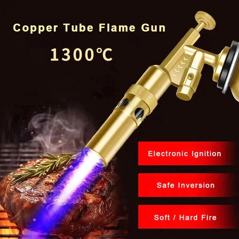 💥นำพัดลมขนาดเล็กมาเอง💥หัวพ่นไฟ หัวพ่นแก๊ส Gas Torch สำหรับแก๊สกระป๋องให้ความร้อนสูง onelfie thumbnail 5
