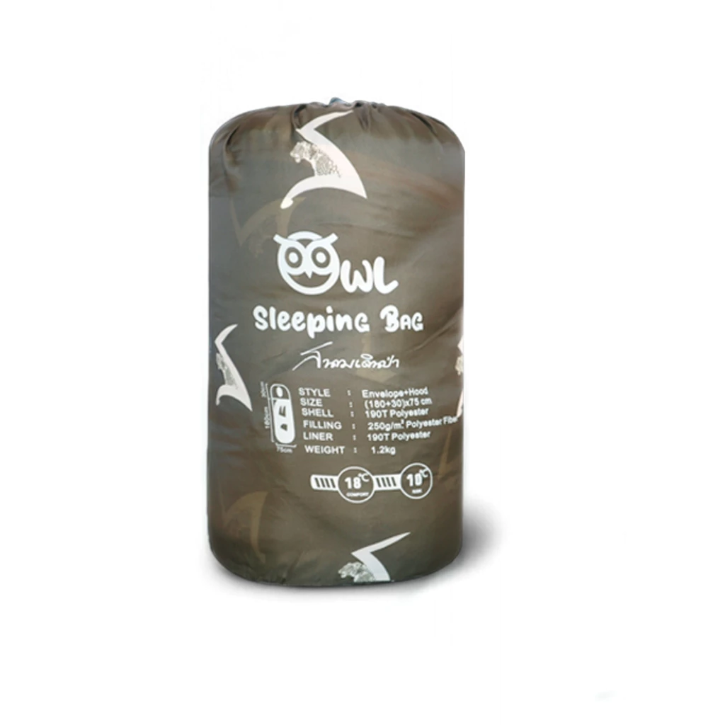 ถุงนอน Owl ของ สนามเดินป่า อุณหภูมิ 18-10 องศา by Jeep Camping thumbnail 6