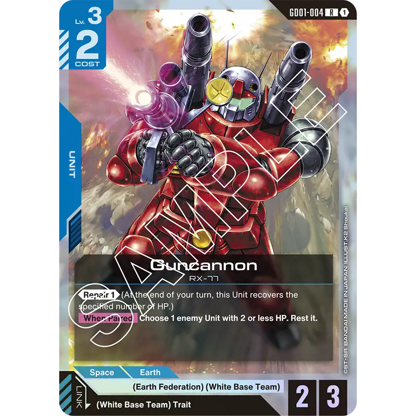 GUNDAM CARD GAME GD01 Gundam Card Newtype Rising [ENG]