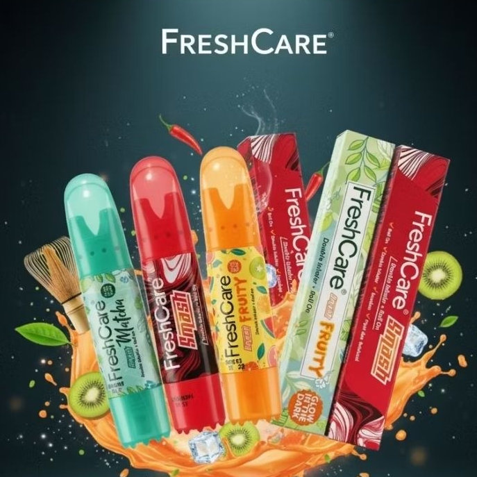 FreshCare Smash +matcha +ฟรุตตี้ กลิ่น หอม สดชื่นนน ชาเขียว ปริมาณ 8 มล.