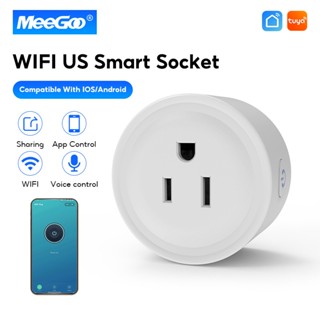 MeeGoo WiFi Smart Plug วัดพลังงาน-ปลั๊กไฟ 10A ปลั๊กไฟฝังผนัง…