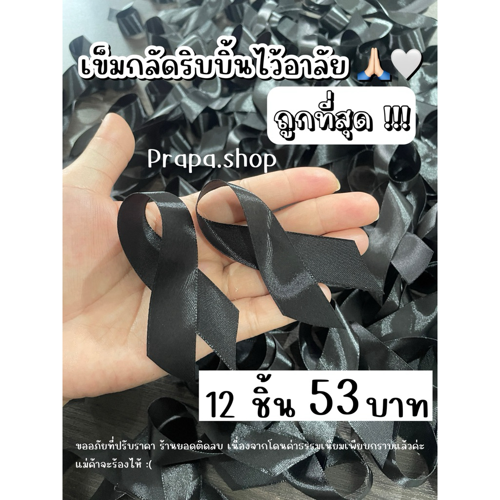พร้อมส่ง!! เข็มกลัดริบบิ้น 12 ชิ้น ถูกที่สุด