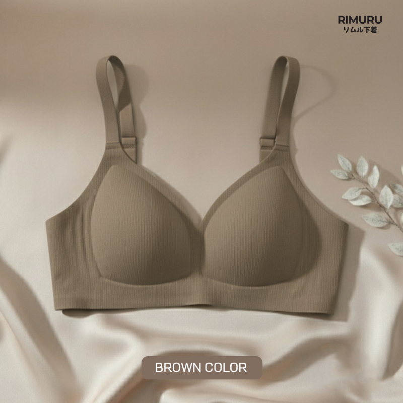 Rimuru รุ่น Fina Bra บราไร้โครง กระชับ พอดีทรง ทรงหยดน้ำ ใส่สบาย ไร้ขอบ ราคา ถูกที่สุด ดีลบีเคเค แกลเลอรีภาพที่ 7
