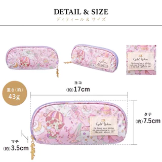 [พร้อมส่ง🇹🇭] กระเป๋าใส่แว่น Cyalel Yahata x Sanrio Liberty Fabrics