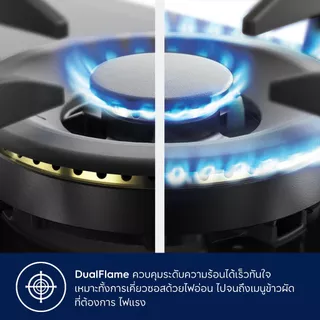 Electrolux เตาแก๊สตั้งโต๊ะ 2 หัวเตา ขนาด 70 ซม. UltimateTaste 300 รุ่น ETG726BXS