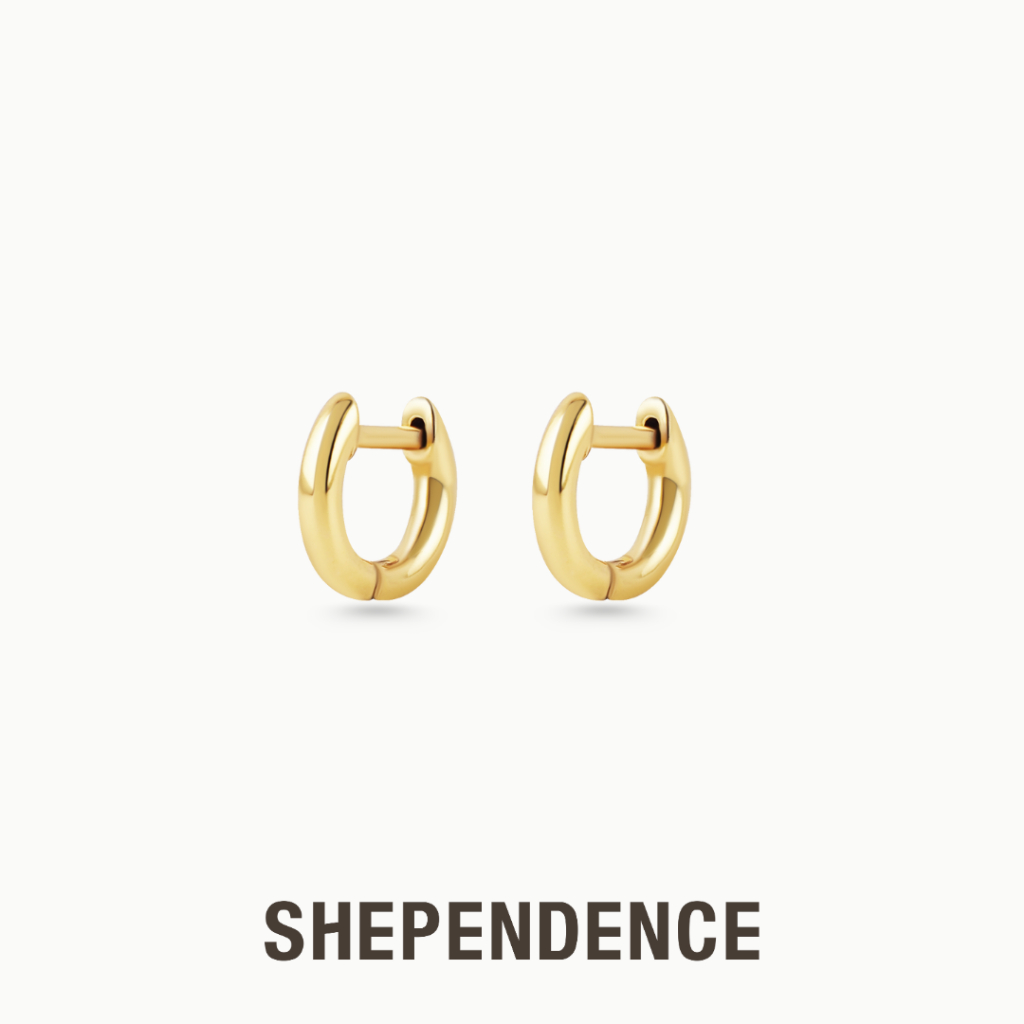 SHEPENDENCE ต่างหูห่วง CLASSIC 8 mm Minimal มินิมอลคลาสสิก ขนาด 8 มม.