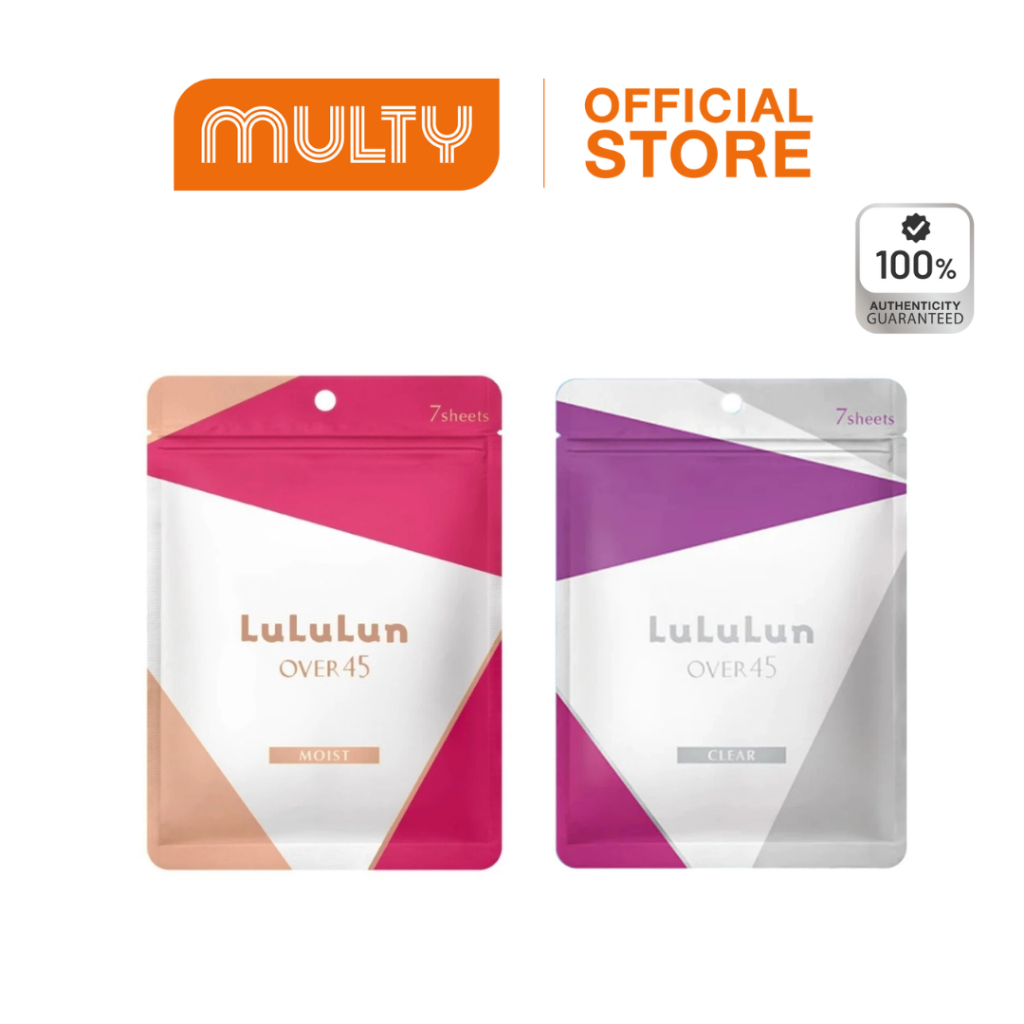 Lululun Over 45 Face Mask 7 sheets 113 ml.
