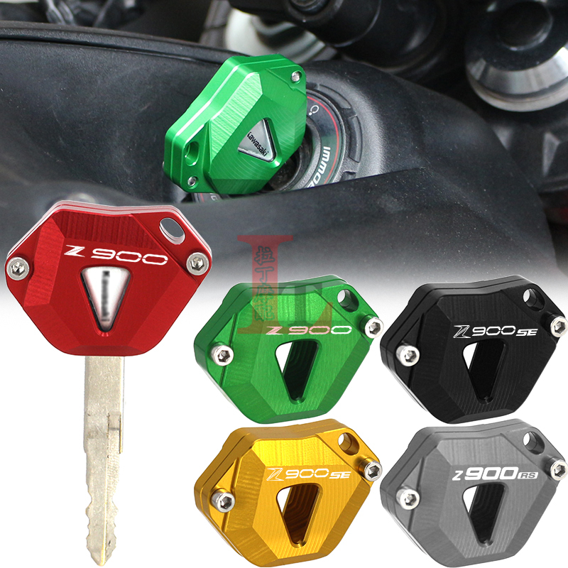 ฝาครอบกุญแจอะลูมิเนียมอัลลอย Kawasaki Z900 SE RS รุ่นปรับแต่ง เปลือกป้องกันการตก อุปกรณ์เสริมฝาครอบก