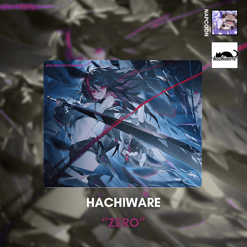 (พร้อมจัดส่ง!)HACHIWARE รุ่น Zero (Control) (Glass Mousepad/แผ่นรองเมาส์กระจก)