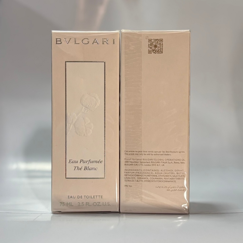 Bvlgari Eau Parfumee The Blanc EDT 75 ML  กล่องซีล ป้ายไทย ราคา ถูกที่สุด ดีลบีเคเค แกลเลอรีภาพที่ 2