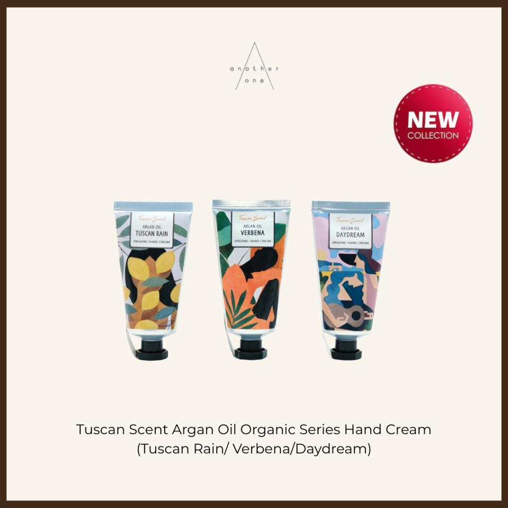 (New Product) Tuscan Scent Argan Oil Organic Hand Cream 50 ml. ทัสคัน เซ็นท์ อาร์แกน ออยล์ ออร์แกนิก