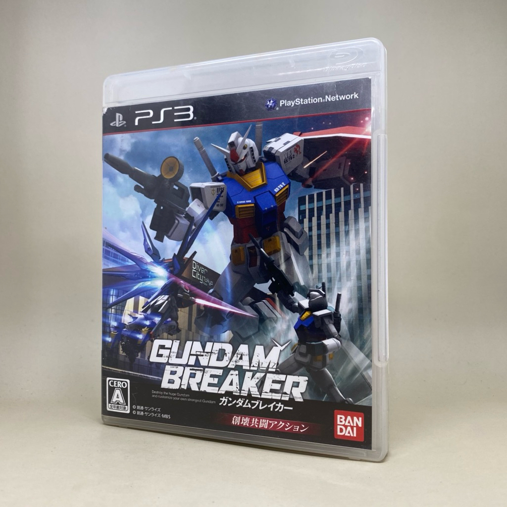 Gundam Breaker (PS3) | PlayStation 3 | Original BD Game | Zone 2 Japan | Japanese | ใช้งานปกติ