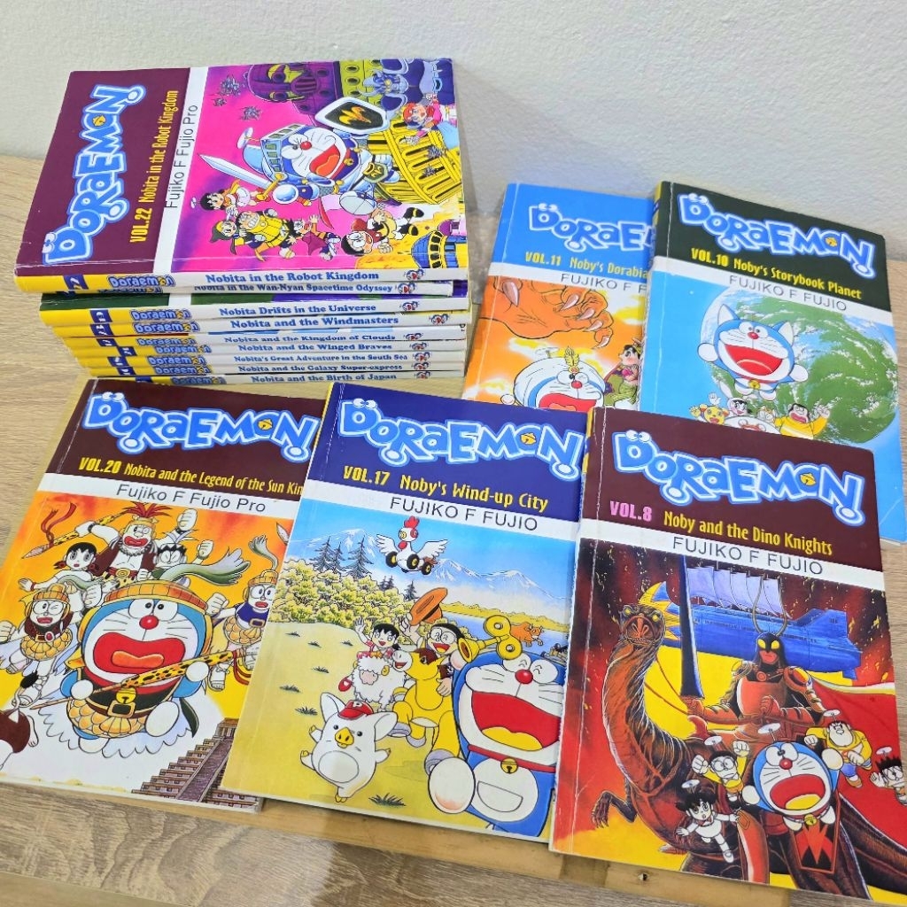 Doraemon โดเรม่อน 😺 การ์ตูน​โดเรม่อน (ฉบับภาษาอังกฤษ)​ สะสม หายาก ไม่มีตีพิมพ์​แล้ว มือ2