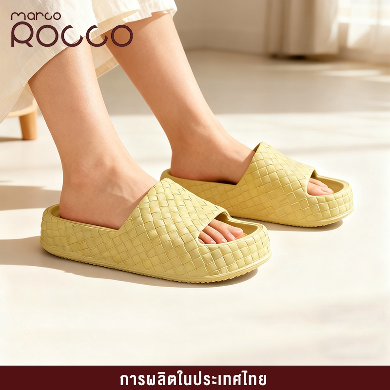 Marco Rocco รองเท้าแตะแฟชั่นผู้หญิง EVA พื้นนุ่ม กันลื่น กันน้ำ รองเท้าเพื่อสุขภาพใส่ในบ้าน MR8021