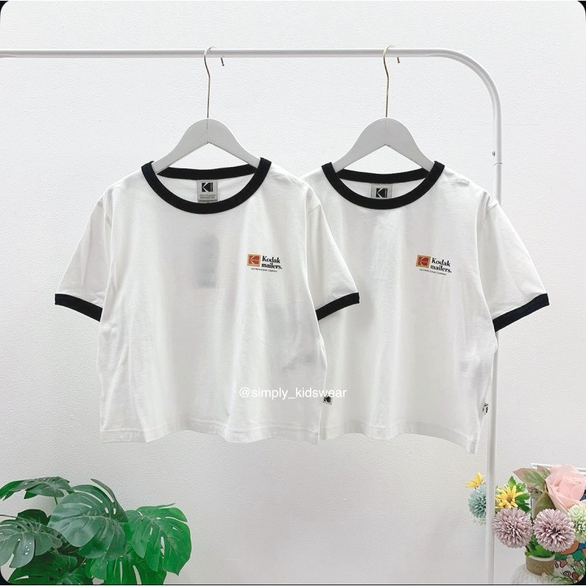 Kodak ringer T-Shirt Women (White/Black)