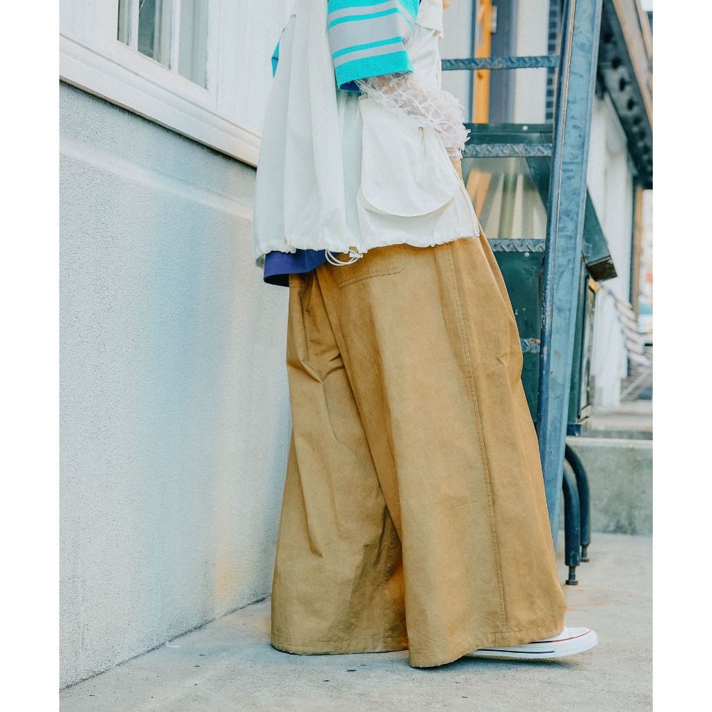 niko and ... [MODE NORM CORE] Irregularly dyed pocket tuck pants