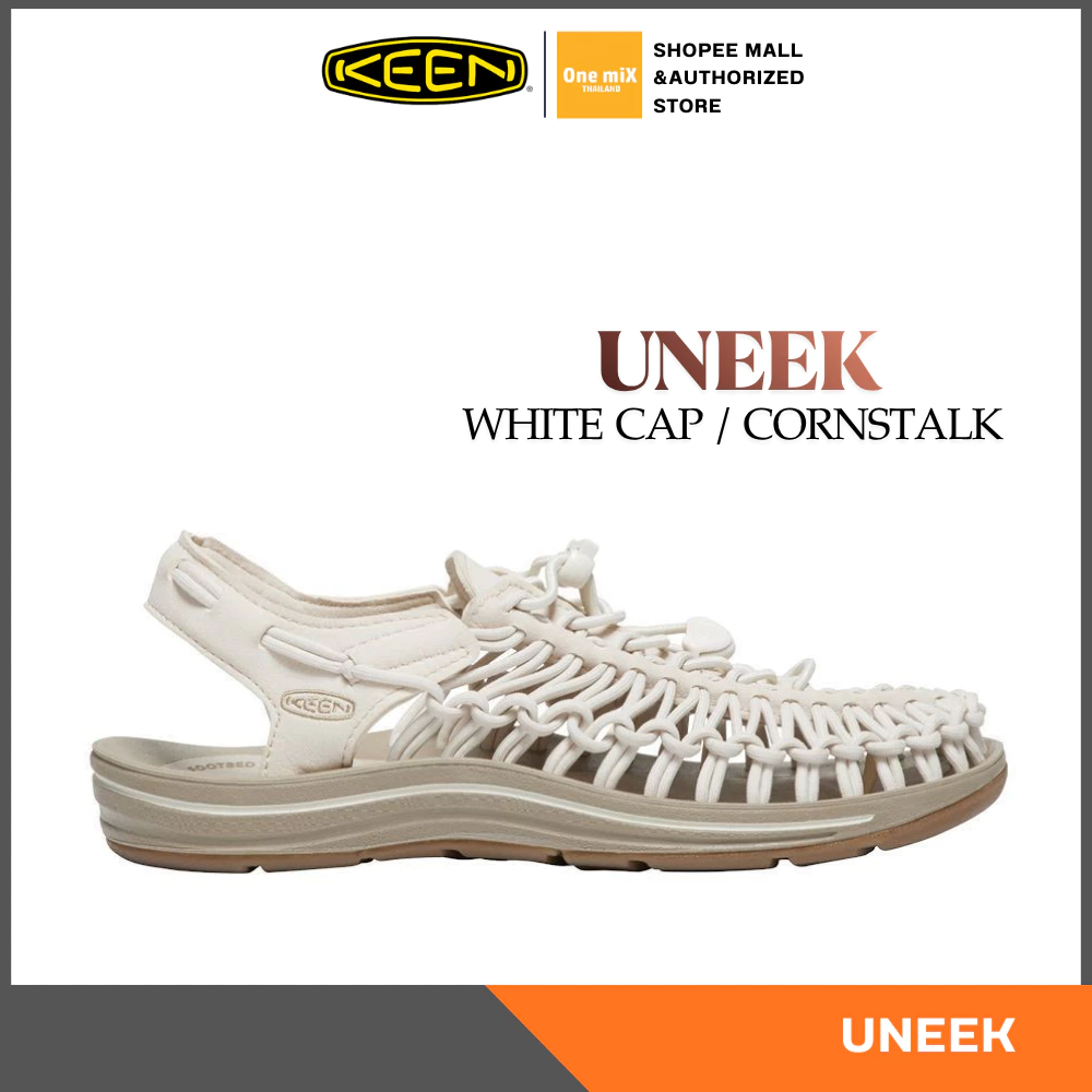 KEEN Uneek (WHITE CAP/CORNSTALK) รองเท้า คีน แท้ รุ่นฮิต ได้ทั้งชายหญิง