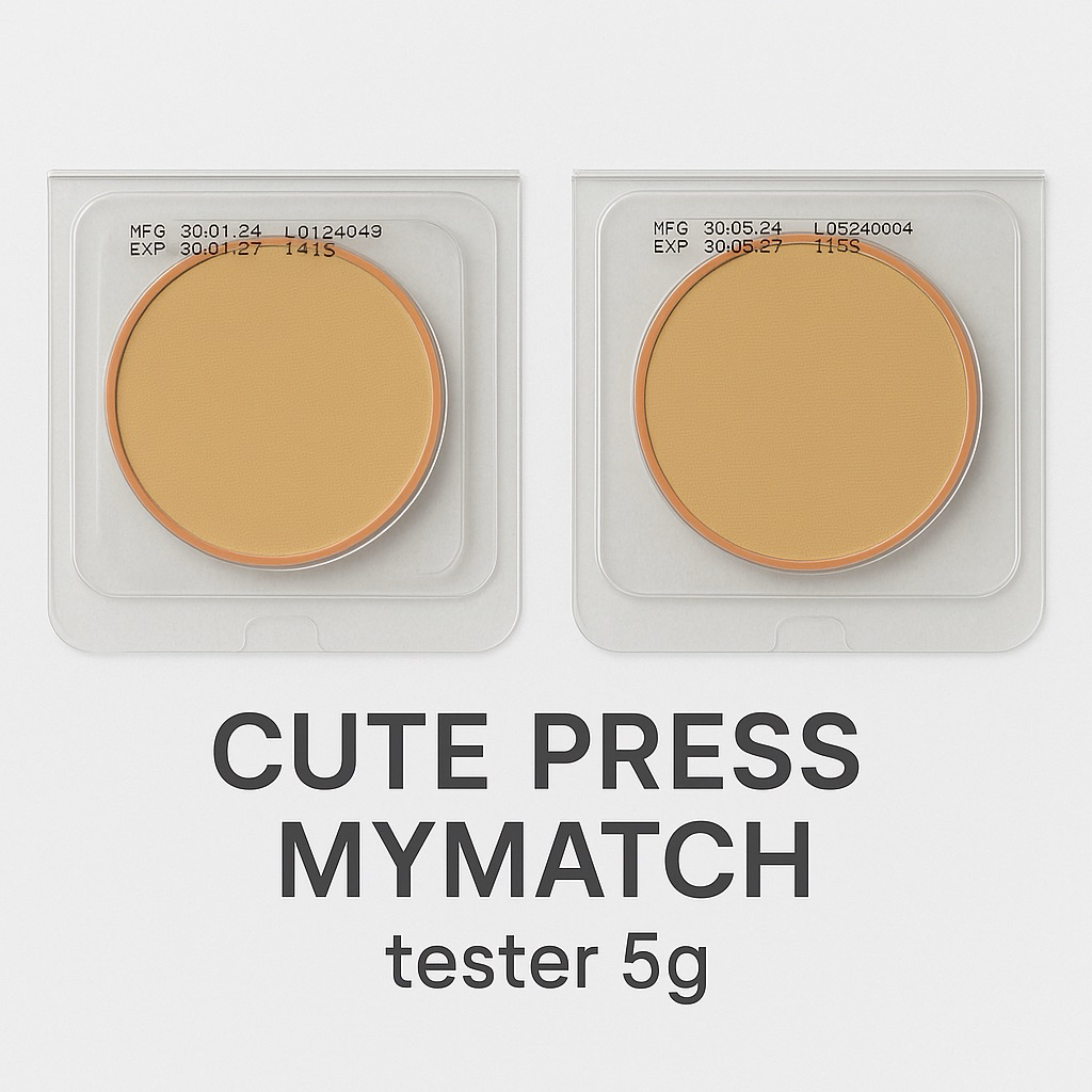 CUTE PRESS แป้งผสมรองพื้น MY MATCH FOUNDATION POWDER SPF 35 PA+++ ขนาดทดลอง 5g