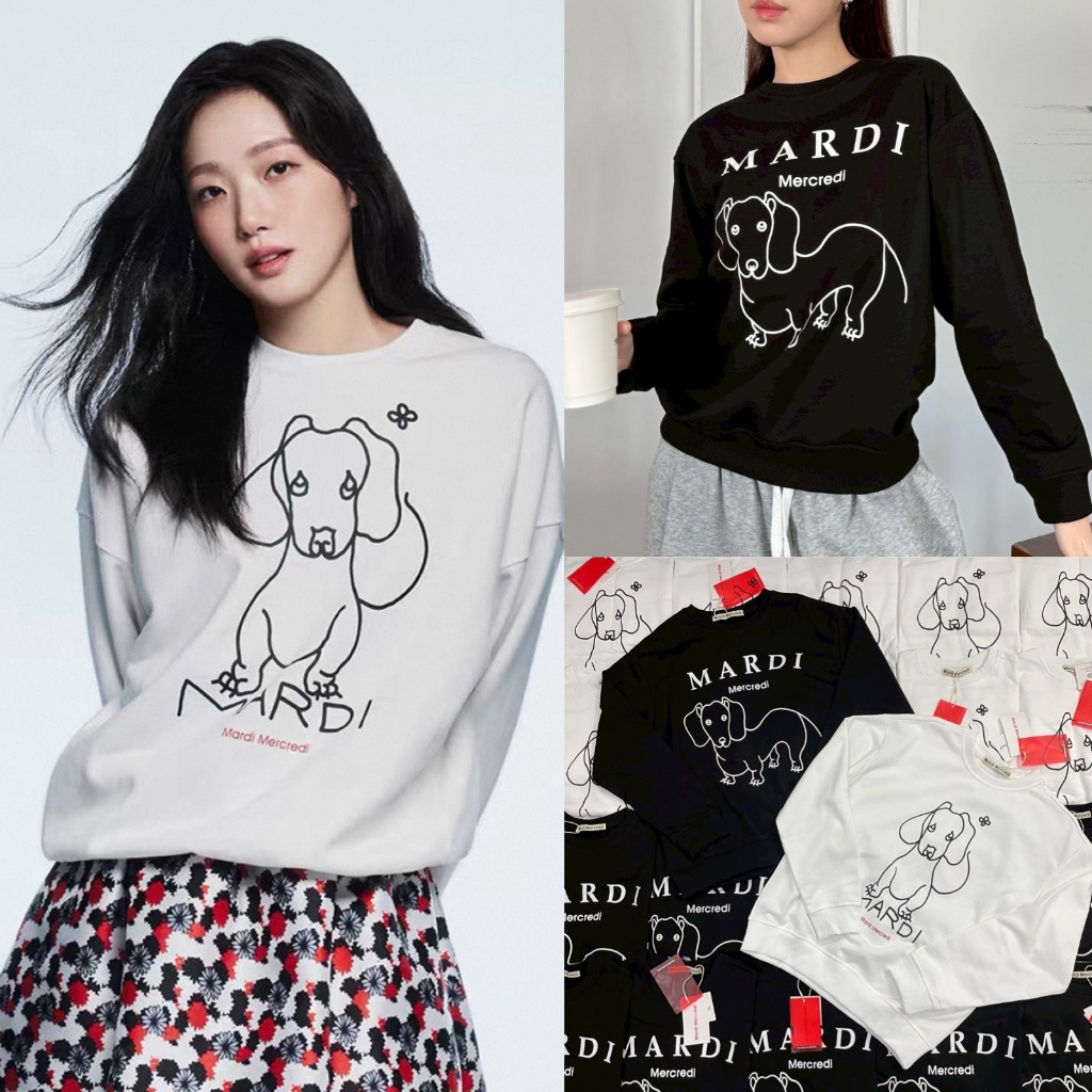 🍊 VL 5055 เสื้อสเวตเตอร์แขนยาว ลายน้องหมา น่ารักมากๆค่า