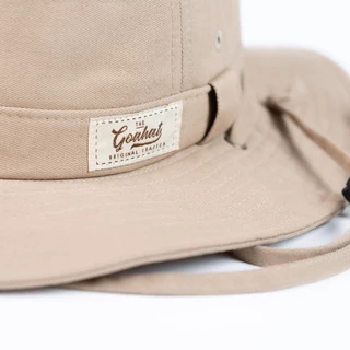 G001 Beige หมวกเดินป่า หมวกบักเก็ต มีสาย สไตล์ญี่ปุ่น ทรงสวย เบา ใส่สบาย