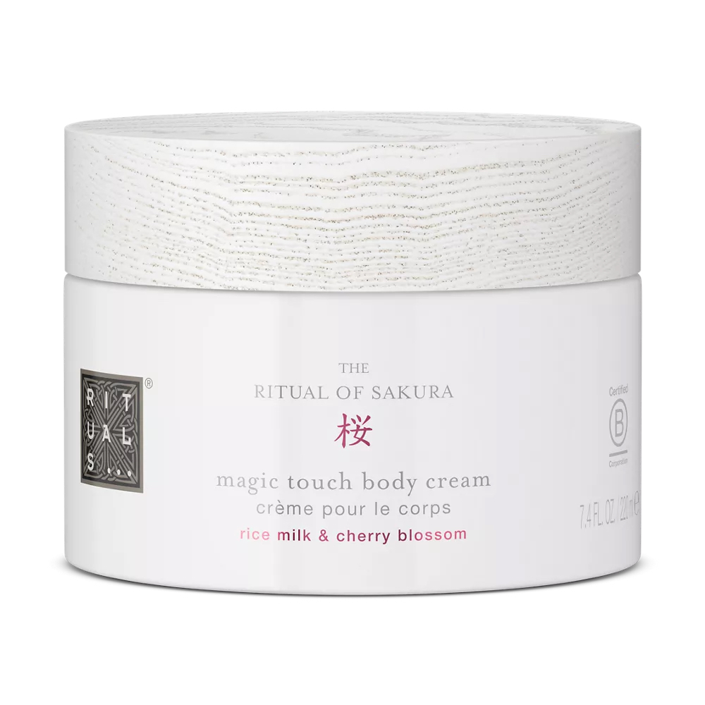 Rituals THE RITUAL OF SAKURA Body Cream 220 ml บอดี้ครีมกลิ่นซากุระ หอมอ่อนๆ ละมุนมากค่ะ