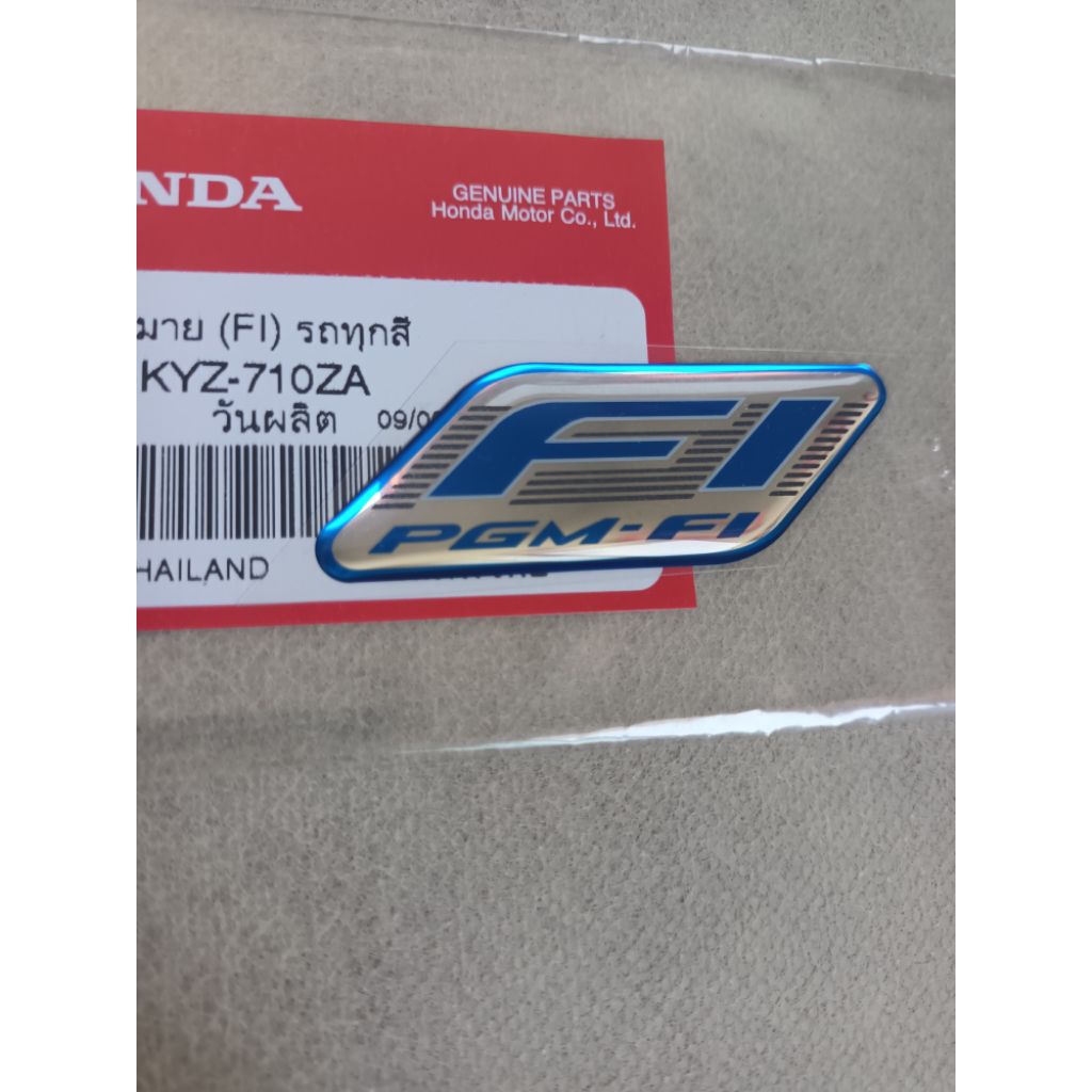 สติ๊กเกอร์ PGM-FI แท้ศูนย์ (86531-KYZ-710ZA)