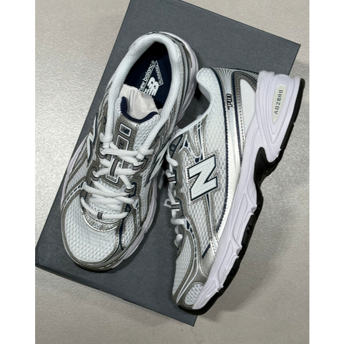 New Balance NB 740 Y2K Low cut Running Shoes White ของแท้ 100% - รูปที่ 2