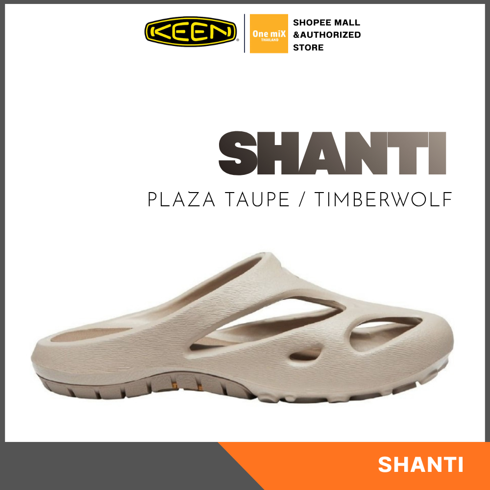 KEEN Women's Shanti Sandal (PLAZA TAUPE/TIMBERWOLF) เบา ใส่สบาย รองเท้าแตะ ผู้หญิง คีน ลิขสิทธิ์แท้