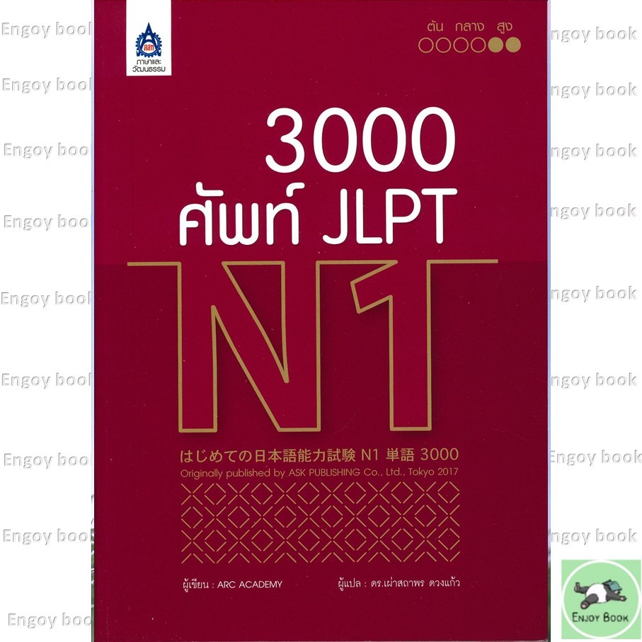 หนังสือ 3,000 ศัพท์ JLPT N1