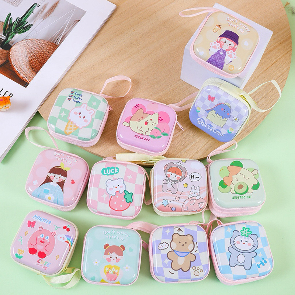 B-02 กระเป๋าเก็บหูฟัง/สายชาร์จ/แฟลตไดร์ฟ/ใส่เหรียญ อเนกประสงค์
