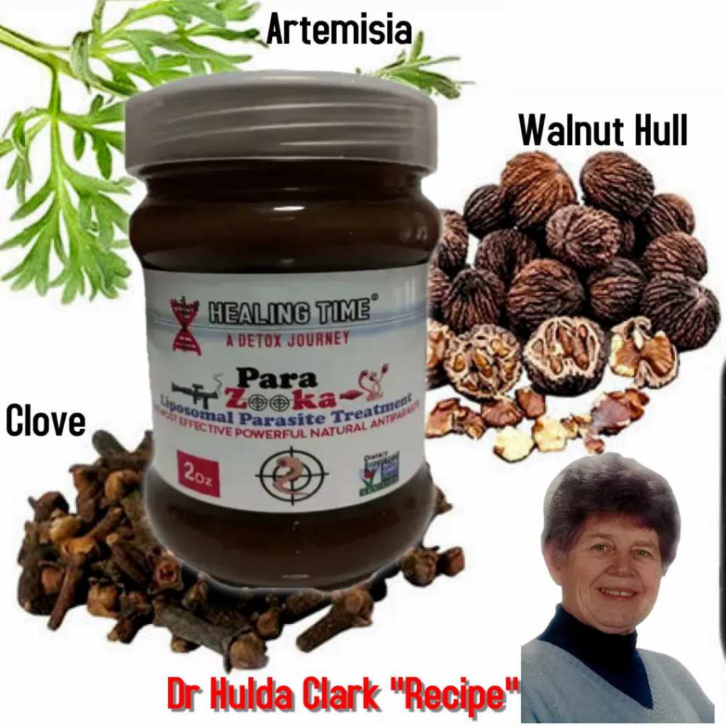 Parasite treatment Treatment Parazooka Hulda Clark 8 oz Liposomal Parasite - BLACK WALNUT HULLS - WO