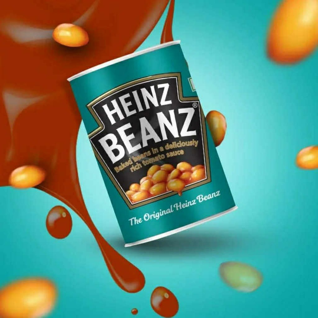 ไฮนซ์ ถั่วอบในซอสมะเขือเทศ 415 กรัม - สูตรต้นตำรับ    Heinz Baked Beans in Tomato Sauce 415g - Origi