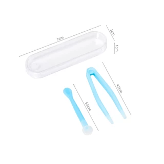 Simple Beauty ที่คีบคอนแทคเลนส์ แหนบคอนแทคเลนส์ Contact lens tools ใช้ซ้ำได้ พร้อมกล่อง