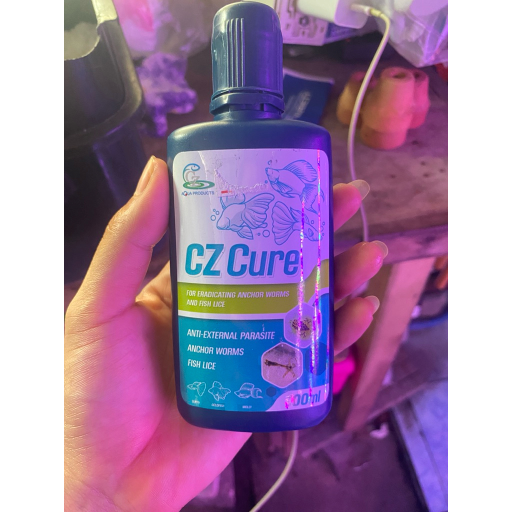 CZ cure สำหรับปลาสวยงามทุกชนิด100ml