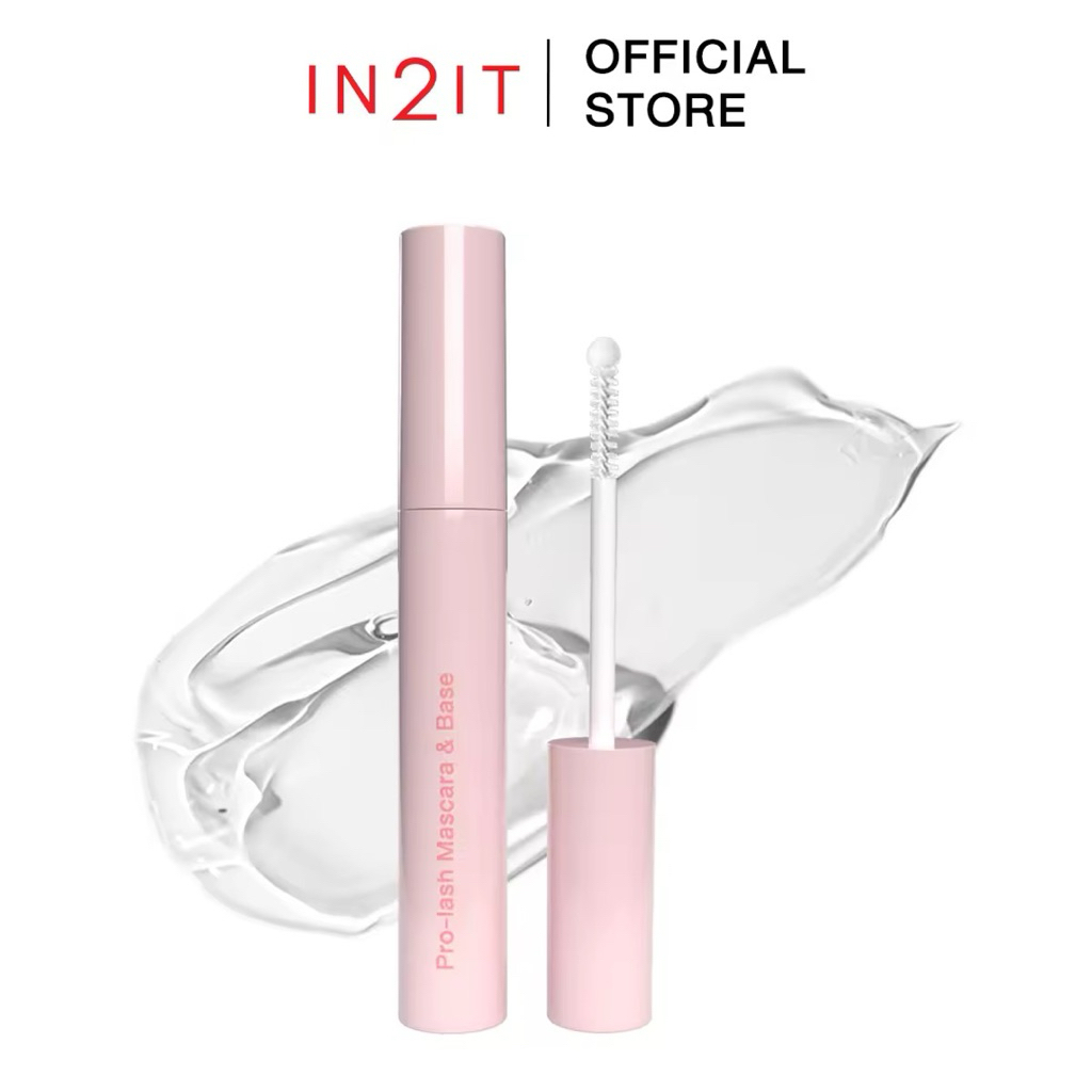 IN2IT Pro-Lash Mascara & Base - มาสคาร่าใสสำหรับขนตาและคิ้ว พร้อมบำรุง (PLM12)
