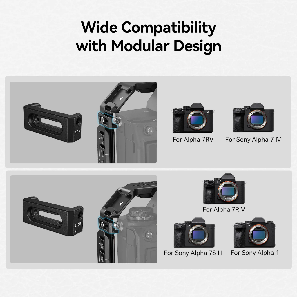 SmallRig 3669D Camera Cage Kit ชุดเคสกล้องสำหรับ Sony A7V รูปที่ 8