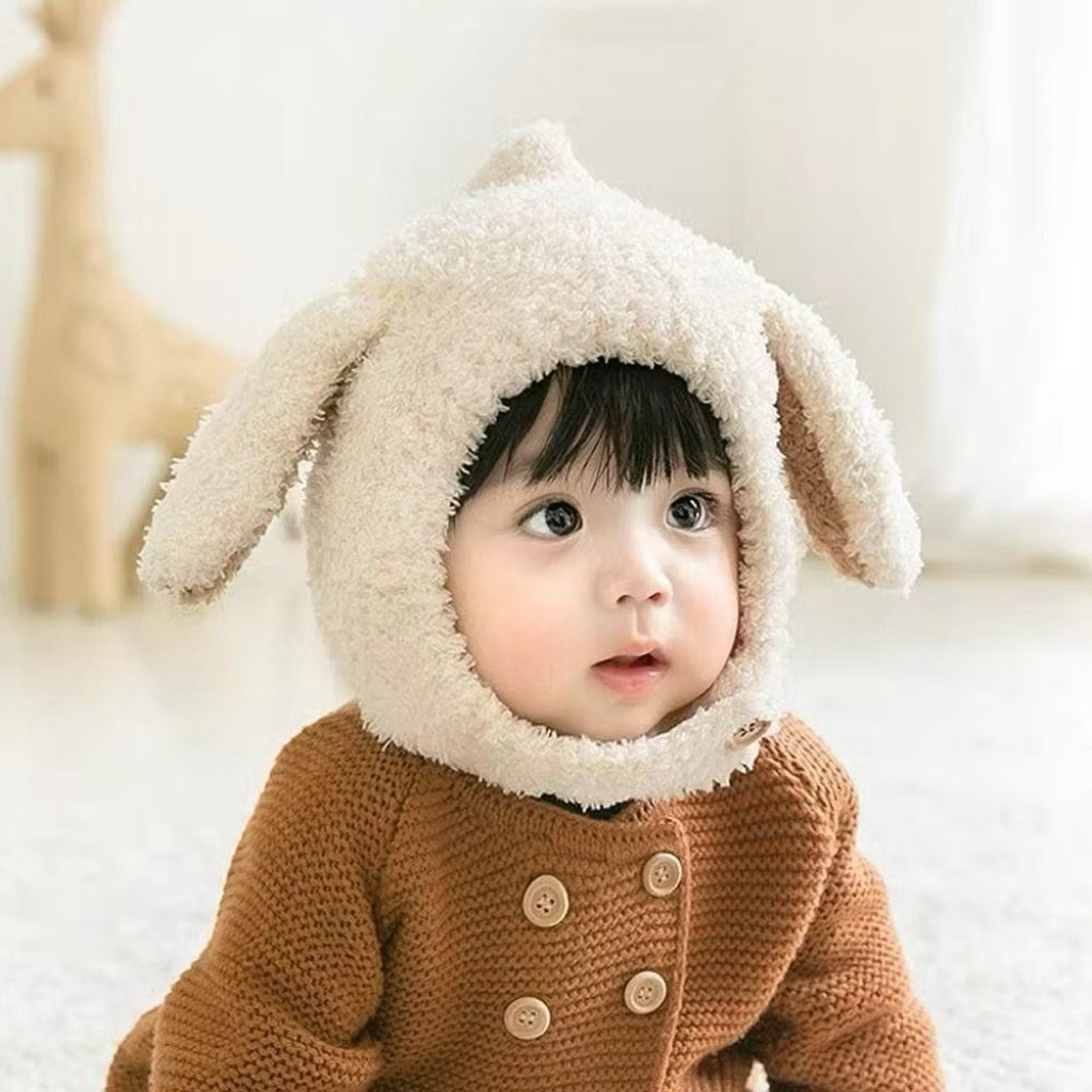 หมวกขนแกะเด็ก กันหนาว  ใส่ได้ทั้งเด็กผู้หญิงผู้ชาย