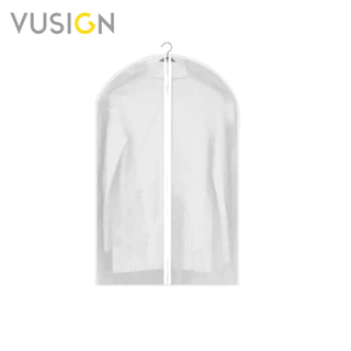 Vusign ถุงคลุมเสื้อผ้า ถุงใส่เสื้อผ้า มีซิปหน้า ป้องกันฝุ่น จัดระเบียบตู้เสื้อผ้า Clothing Dust Bag