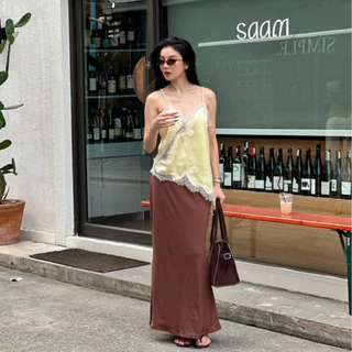 กระโปรงยาว ทรงเข้ารูป หุ่นเป๊ะ Luna Curve Skirt