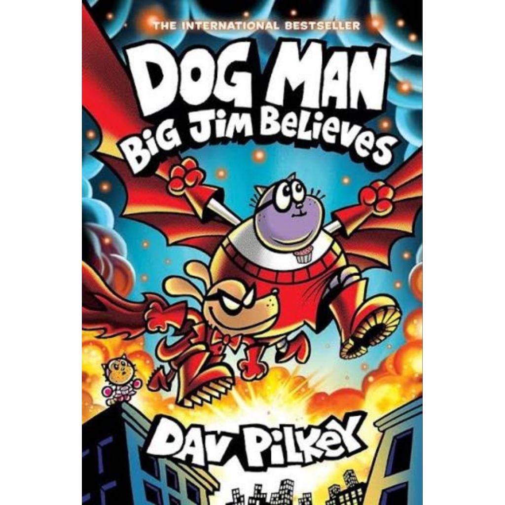 Just Release!! Dog Man 14 Big Jim Believes from Dav Pilkey หนังสือภาษาอังกฤษ มือหนึ่ง พร้อมส่ง!!