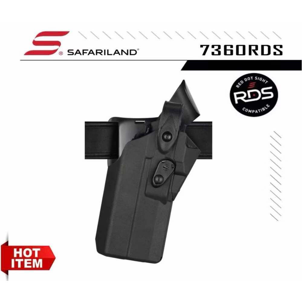Safariland 7360RDS ALS/SLS Level 3 ซองติดไฟฉายและดอท