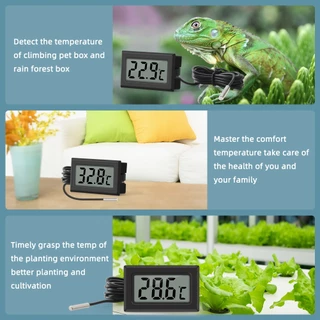 RCYAGO Digital Thermometer -50~70°C with Probe Aquarium Fish Tank เครื่องวัดอุณหภูมิดิจิตอล