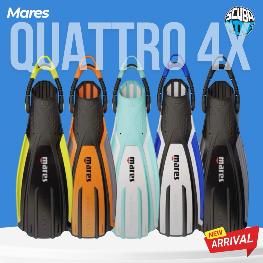 NEW !! MARES Avanti Quattro 4X Fins ฟินรุ่นใหม่ ยอดฮิต