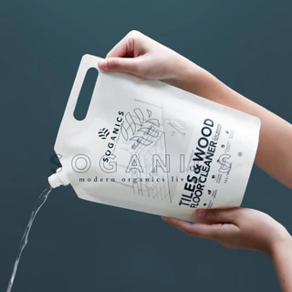 SOGANICS Tiles&Wood Floor Cleaner Refill 1.5L น้ำยาถูพื้น โซแกนิคส์ รีฟิล (ถุงเติม) ขนาด 1.5L